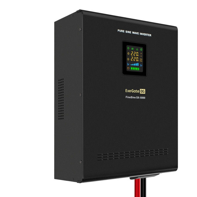 ИБП (инвертор, синус, для котла, настенный) EXEGATE FINESINE SX-5000.LCD.AVR.2SH.T EX296004RUS