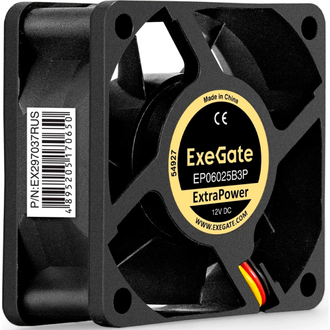Вентилятор 12В DC EXEGATE EXTRAPOWER EP06025B3P EX297037RUS