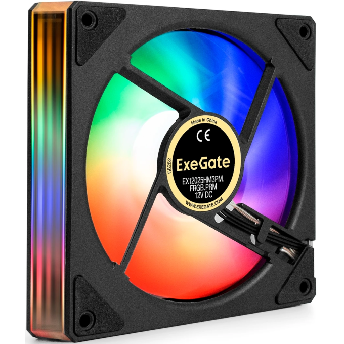 Вентилятор для корпуса EXEGATE EX12025HM3PM.FRGB.PRM EX299564RUS